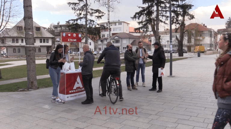 Upoznavanje građana Sjenice sa radom portala A1