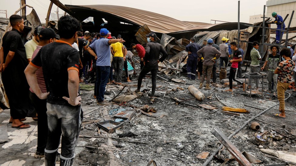 Korona virus i požar u Iraku: Protesti zbog požara u kovid bolnici u kom je stradalo najmanje 90 ljudi