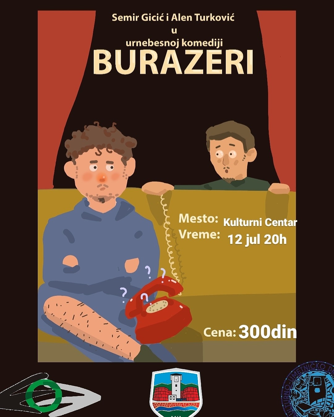 Predstava „Burazeri“ zakazana za 12. jul u Kulturnom centru u Novom Pazaru (video)