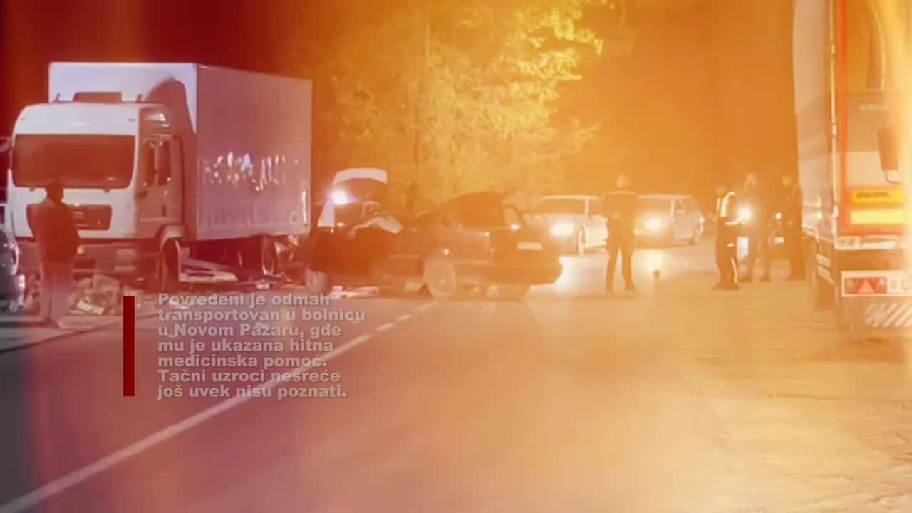 Jedna osoba teško povređena u nesreći kod Tutina