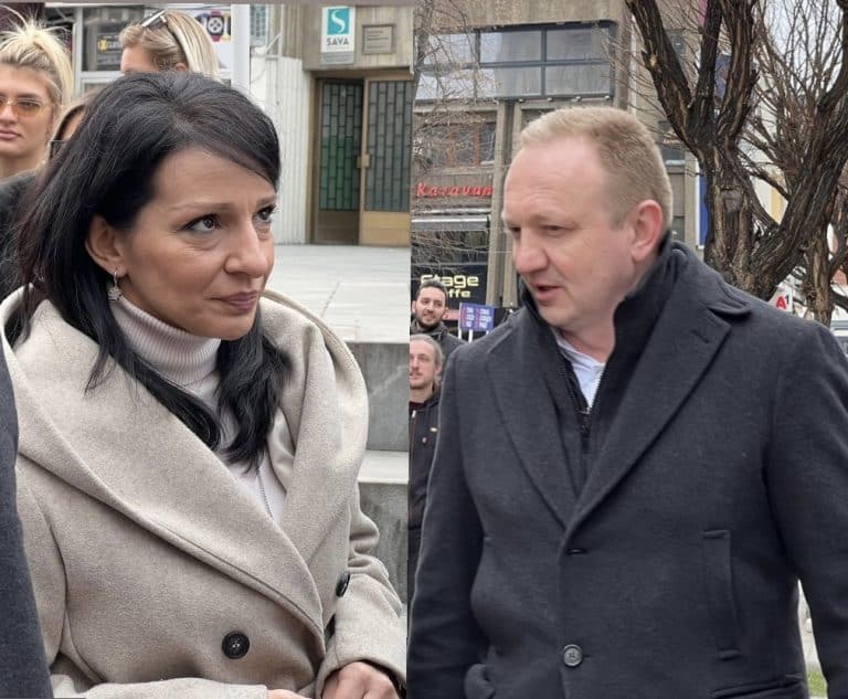 Marinika Tepić i Dragan Đilas u Novom Pazaru (video)