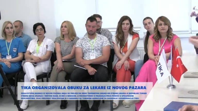 TIKA organizovala obuku za lekare iz Novog Pazara (video)