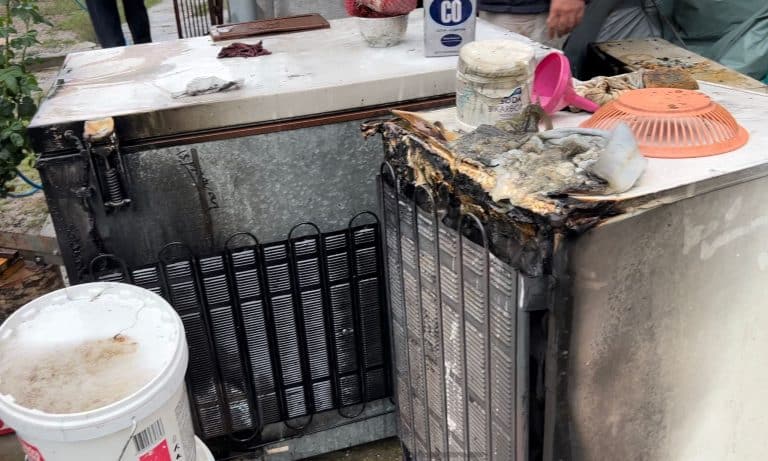 Udar groma izazvao požar na nekoliko kuća u Novom Pazaru (video)