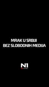 N1 i Nova S prekinule emitovanje programa