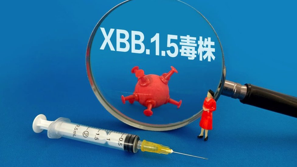 Illustration: XBB.1.5 strain, January 4, 2023, Suqian, Jiangsu, China