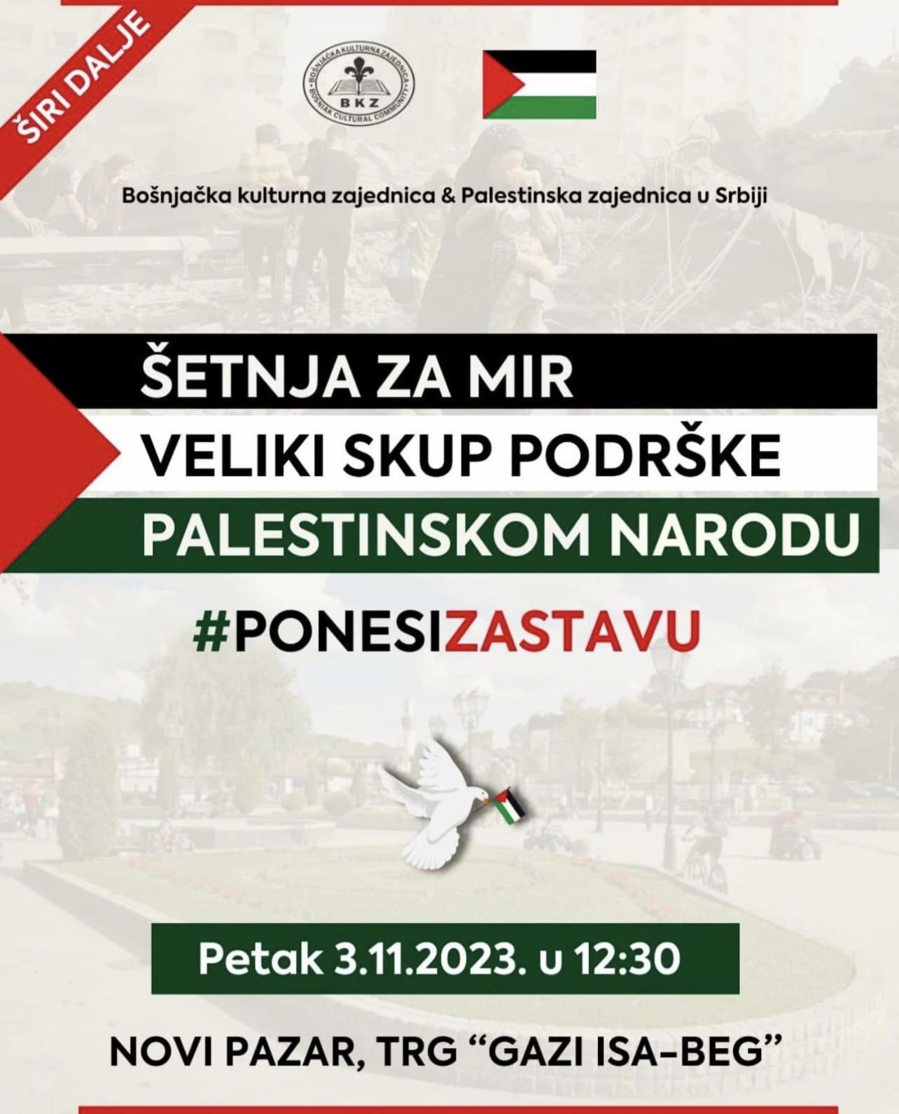 Treći skup podrške Palestini u Novom Pazaru