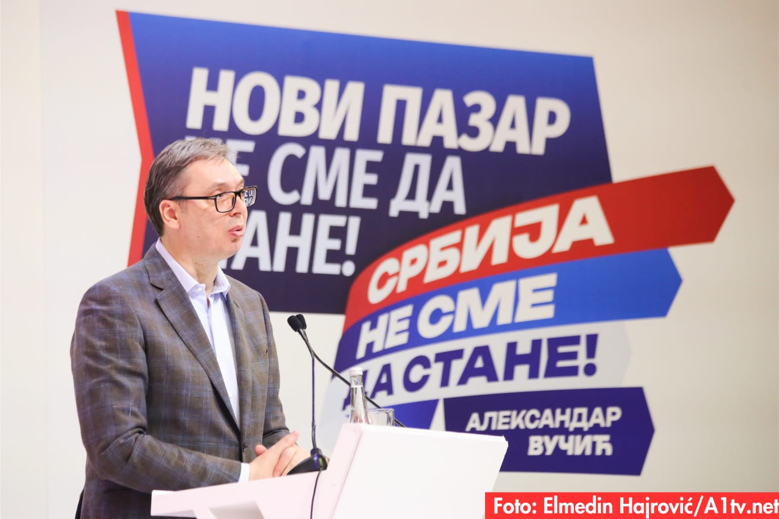 Vučić u Novom Pazaru: Vodiću politiku koja je dobra i za Srbe i za Bošnjake