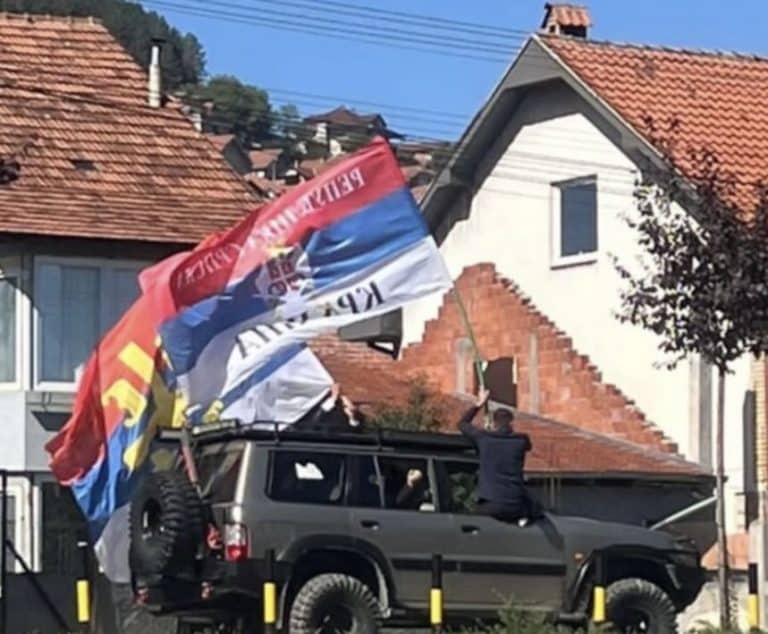 Zastave Republike Srpske Krajine izazvale burne reakcije u Novom Pazaru