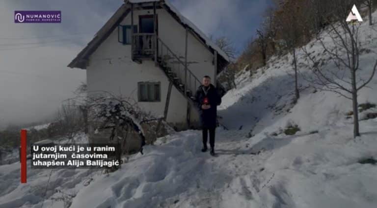 A1 u kući gde je uhapšen Alija Balijagić (VIDEO)