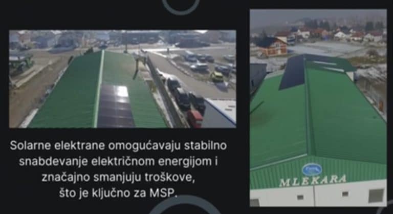 „Sunčeva energija za mala i srednja preduzeća u Sjenici“