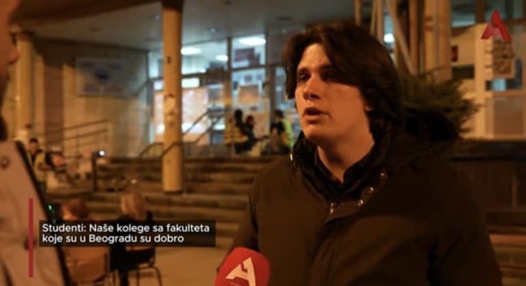 Studenti: Naše kolege sa fakulteta koje su u Beogradu su dobro (VIDEO)