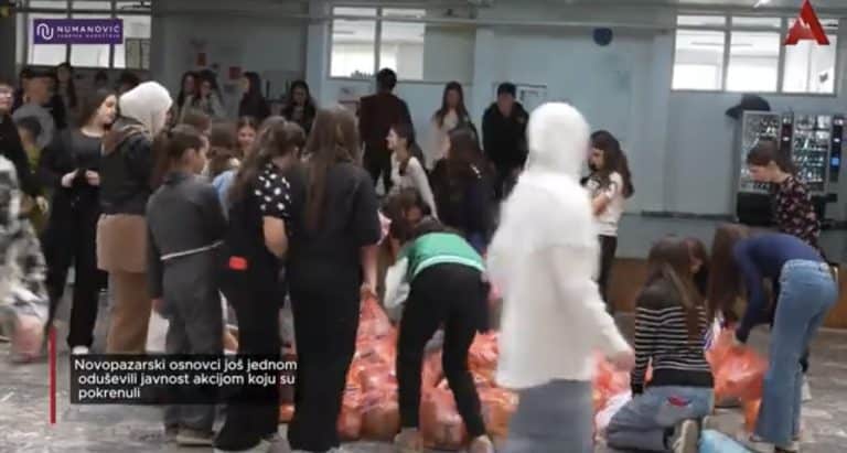Novopazarski osnovci još jednom oduševili javnost akcijom koju su pokrenuli (VIDEO)