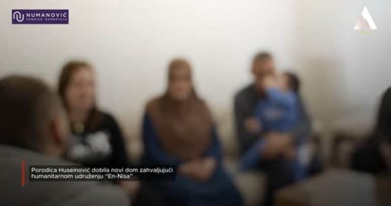 Porodica Huseinović dobila novi dom zahvaljujući humanitarnom udruženju „En-Nisa“ (VIDEO)