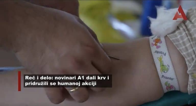 Novinari A1 dali krv i pridružili se humanoj akciji (VIDEO)