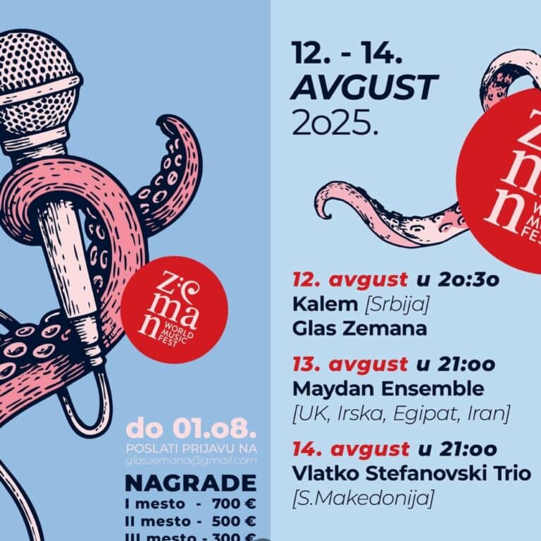 Prijave za Zeman Fest otvorene: Od 12. do 14. avgusta nastupaju Kalem, Maydan i Stefanovski