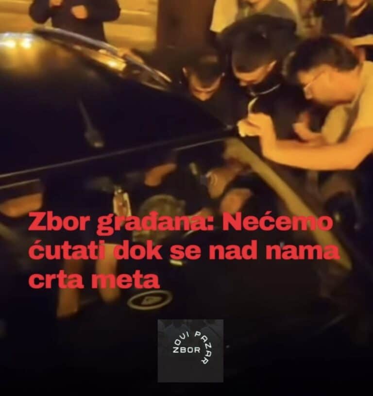 Zbor građana: Nećemo ćutati dok se nad name crta meta