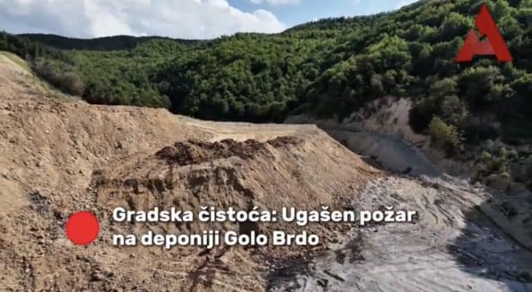 Gradska čistoća: Požar na Golom Brdu ugašen pre četiri dana (VIDEO)