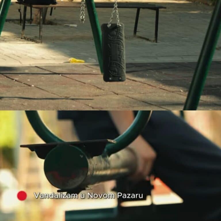 Vandalizam u Novom Pazaru (VIDEO)