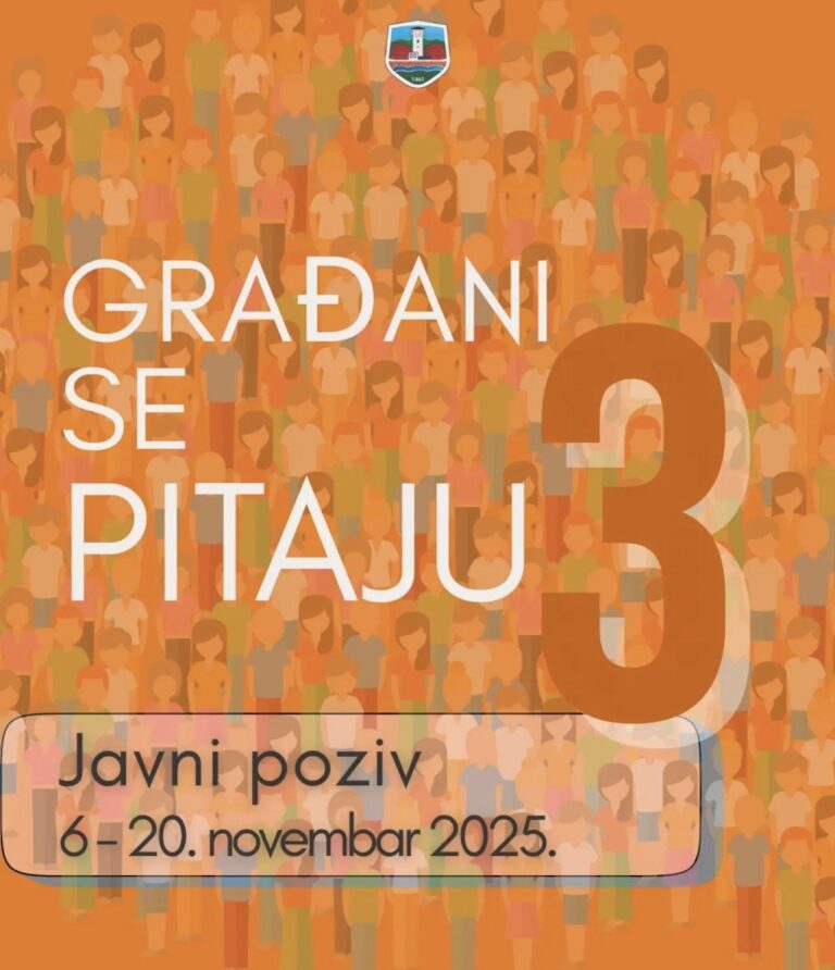 Grad Novi Pazar po treći put raspisuje javni poziv „Građani se pitaju“
