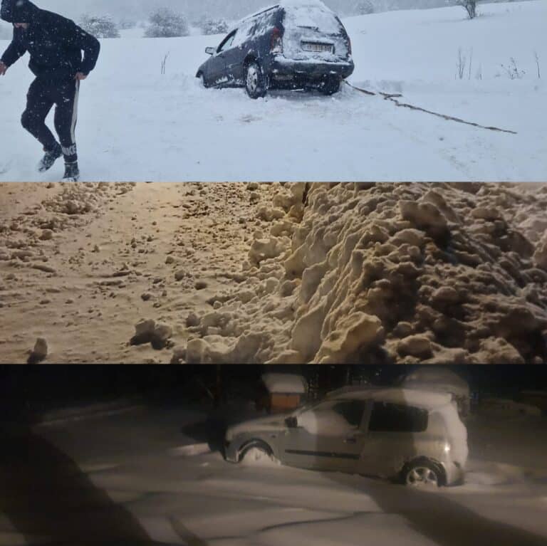 Meštanin Kladnice i Trijebina za A1: Situacija je jako teška, zavejani smo danima (VIDEO)