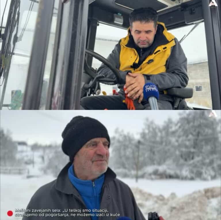 Meštani zavejanih sela: „U teškoj smo situaciji, strahujemo od pogoršanja, ne možemo izaći iz kuće (VIDEO)