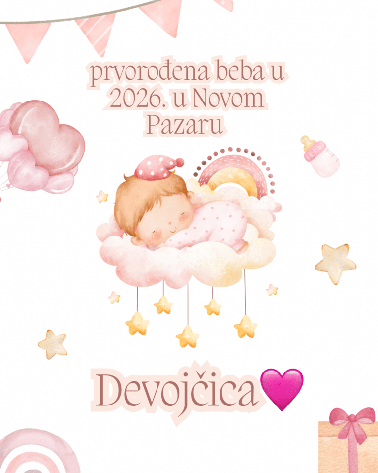 Najlepši doček 2026. godine: u Novom Pazaru na svet prva došla devojčica