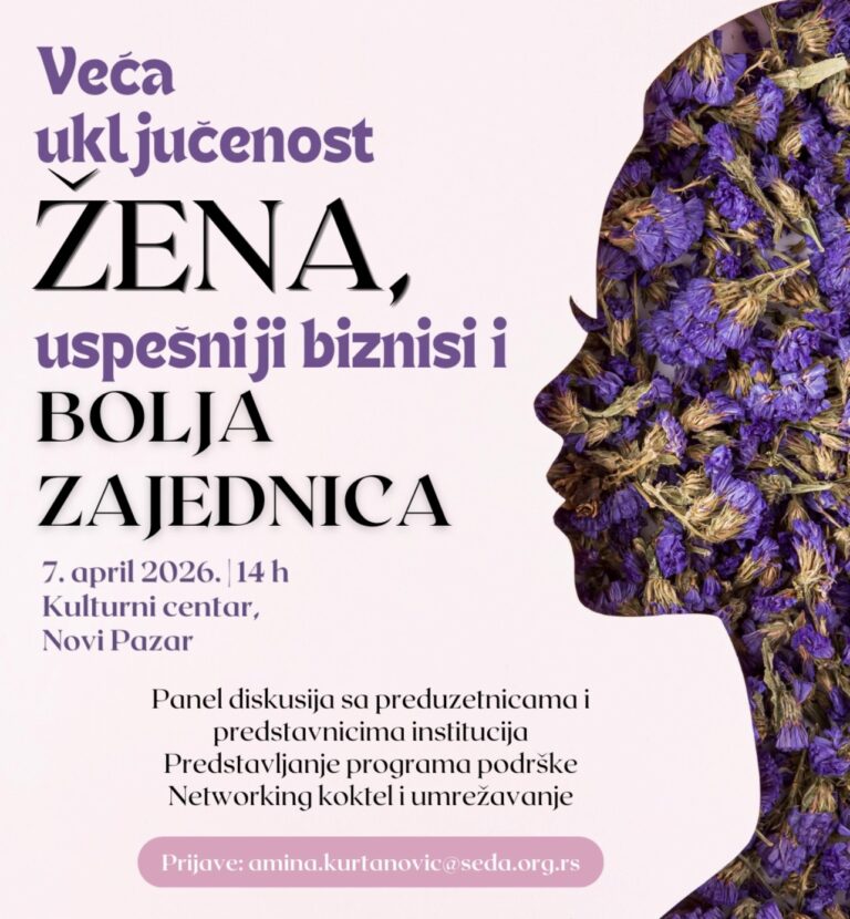 SEDA: Uloga žena u biznisu u fokusu panela u Novom Pazaru (VIDEO)