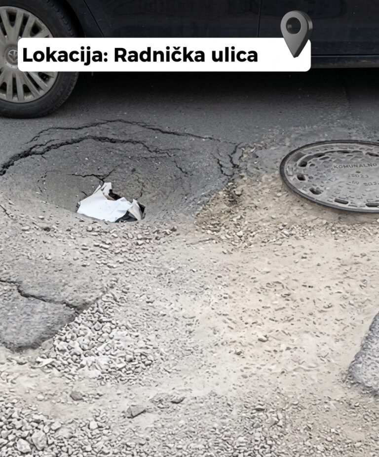 PRIJAVI PROBLEM: Meštani upozoravaju: „Ovde može neko da propadne” (VIDEO)