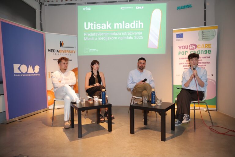 Mladi u medijskom ogledalu 2025: Veća vidljivost mladih u medijima, ali ne i veći prostor za njihov glas