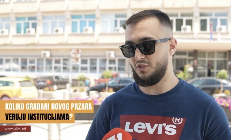 ANKETA: Koliko građani Novog Pazara veruju institucijama? (VIDEO)