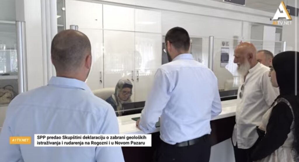 SPP predao Skupštini deklaraciju o zabrani geoloških istraživanja i rudarenja na Rogozni i u Novom Pazaru (VIDEO)