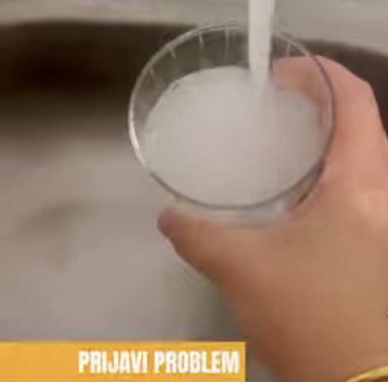 PRIJAVI PROBLEM: Već danima iz česama teče bela voda, građani zabrinuti za bezbednost vode za piće (VIDEO)