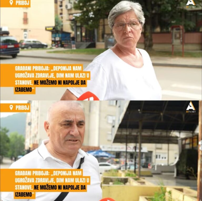 Građani Priboja: „Deponija nam ugrožava zdravlje, dim nam ulazi u stanove, ne možemo ni napolje da izađemo“ (VIDEO)