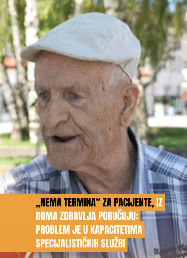 „Nema termina“ za pacijente, iz Doma zdravlja poručuju: Problem je u kapacitetima specijalističkih službi (VIDEO)