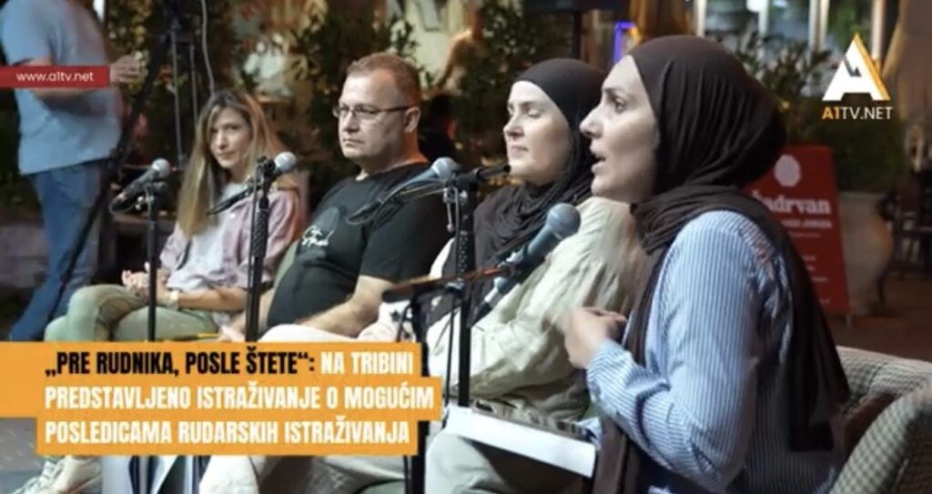„Pre rudnika, posle štete“: Na tribini predstavljeno istraživanje o mogućim posledicama rudarskih istraživanja (VIDEO)