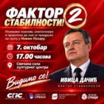 Skup „Faktor stabilnosti“ 7. oktobra u Novom Pazaru