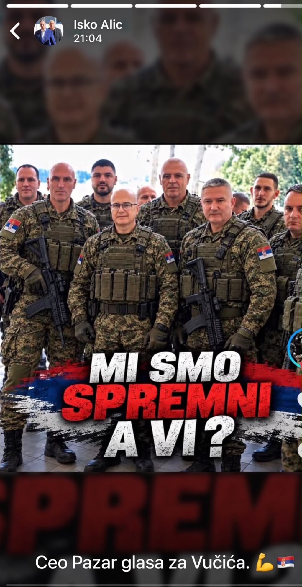 AI fotografija funkcionera SNS-a sa oružjem uznemirila građane Novog Pazara