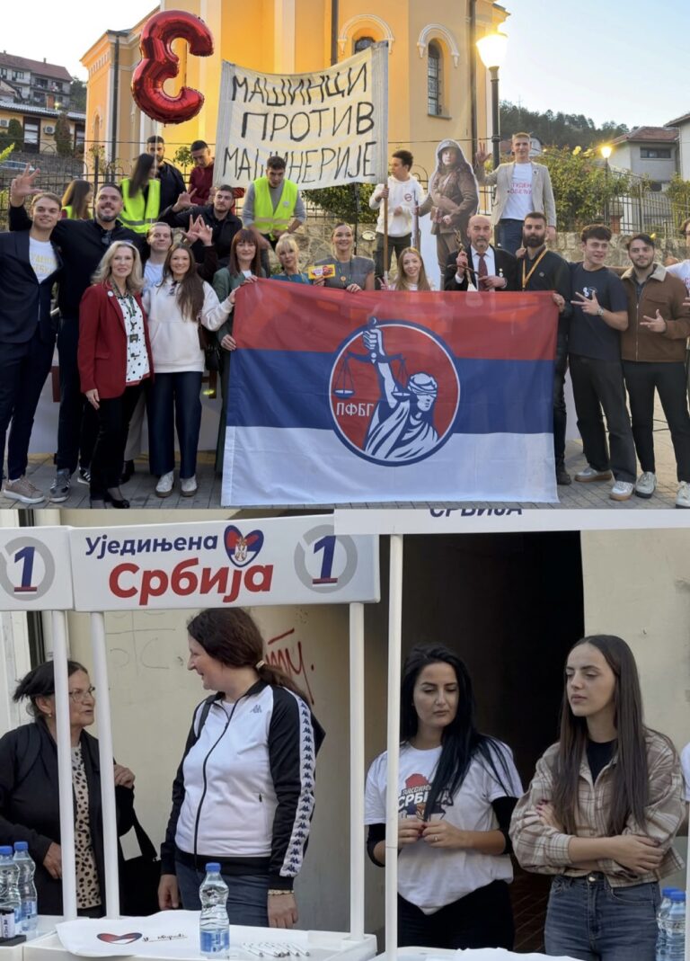 Studentska lista i SNS istovremeno održavaju skupove u centru Raške