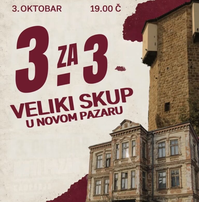 Studentska lista „Studenti pobeđuju“ u subotu organizuje skup u Novom Pazaru
