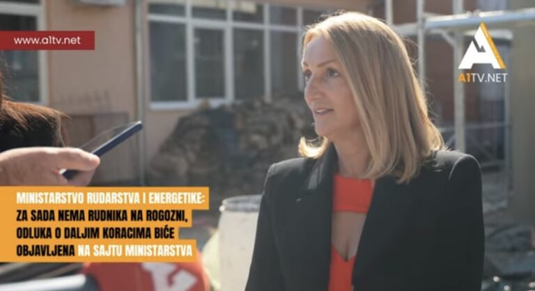 Ministarstvo rudarstva i energetike: Za sada nema rudnika na Rogozni, odluka o daljim koracima biće objavljena na sajtu Ministarstva (VIDEO)