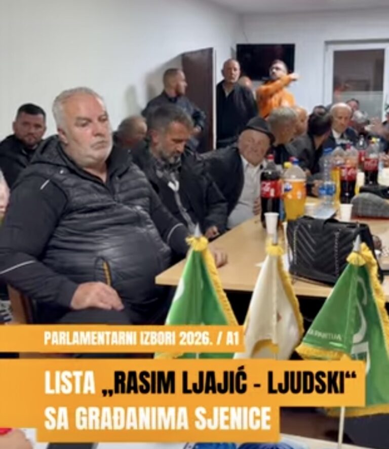 Lista „Rasim Ljajić – Ljudski“ razgovarala sa građanima Sjenice (VIDEO)