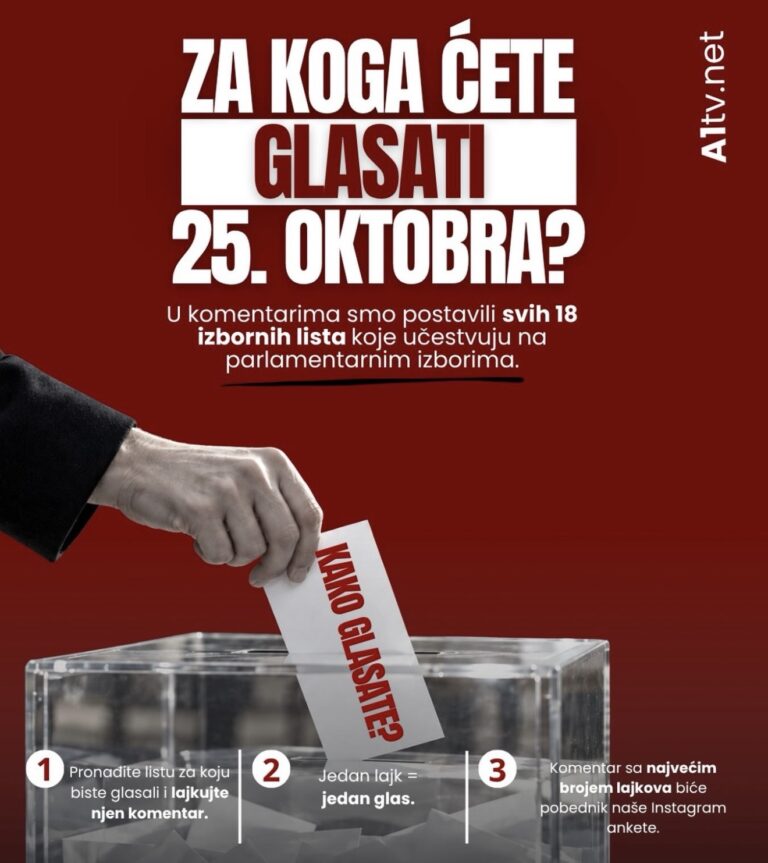 Studentska lista  pobednik u online anketi (VIDEO)